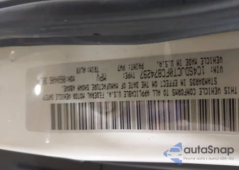 2015 Dodge Durango R/T z USA, uszkodzony, nr VIN 1C4SDJCT0FC874297